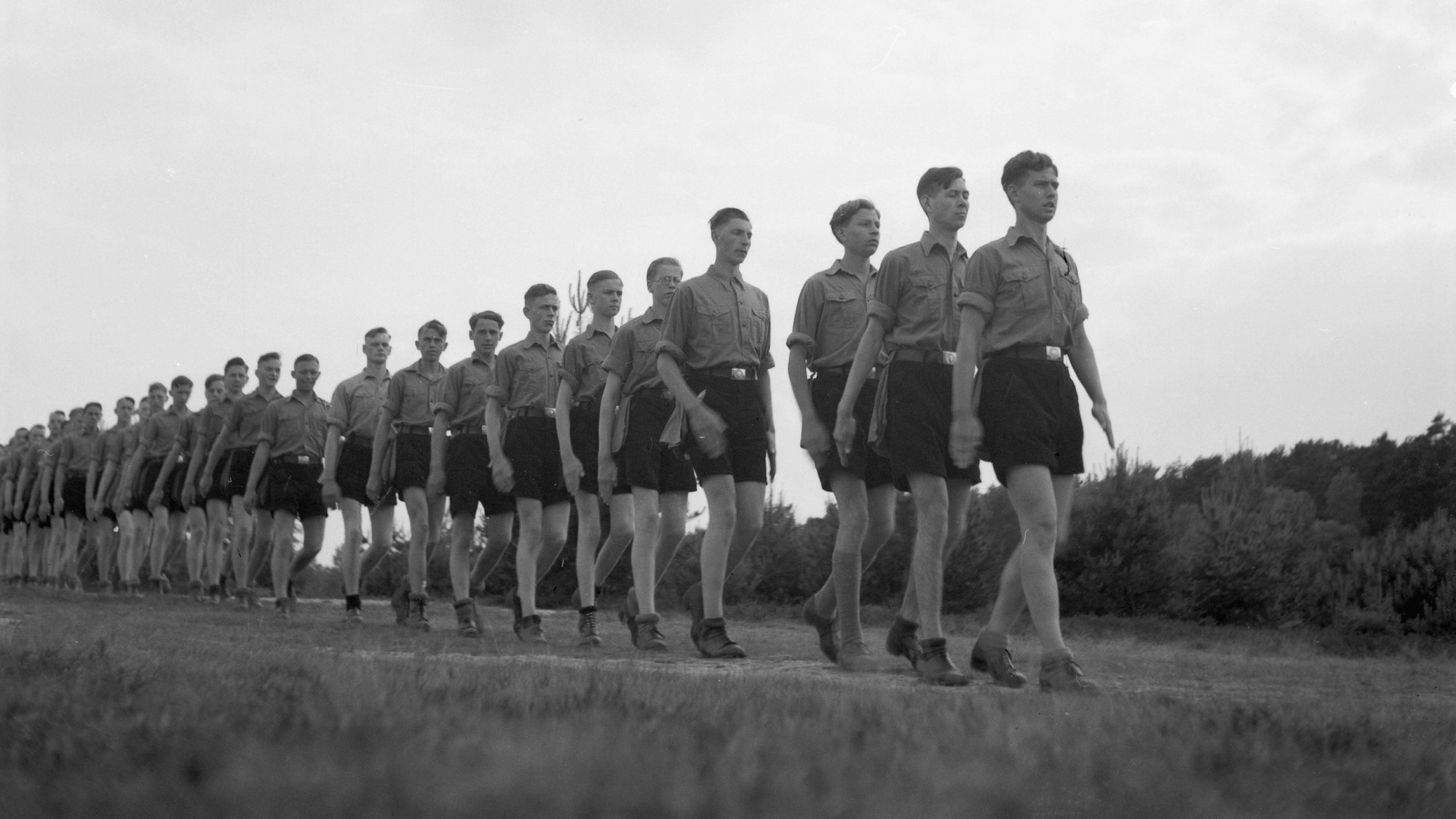 Hitlerjugend in Westfalen,1930er Jahre.