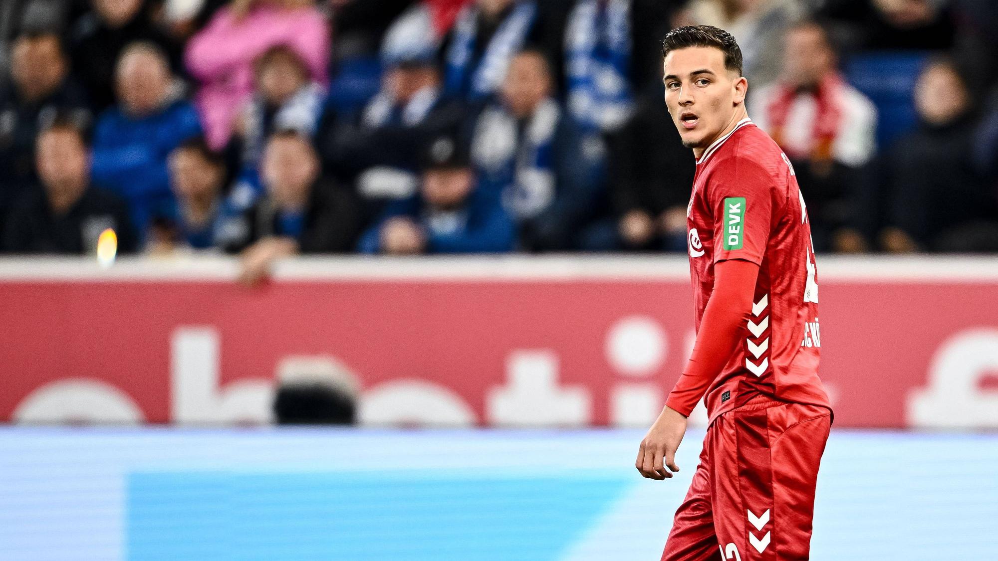 Said El Mala beim Spiel des 1. FC Köln gegen die TSG Hoffenheim.