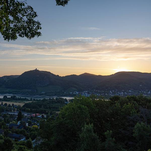 Blick von Bonn-Mehlem auf das Siebengebirge (Archivfoto).