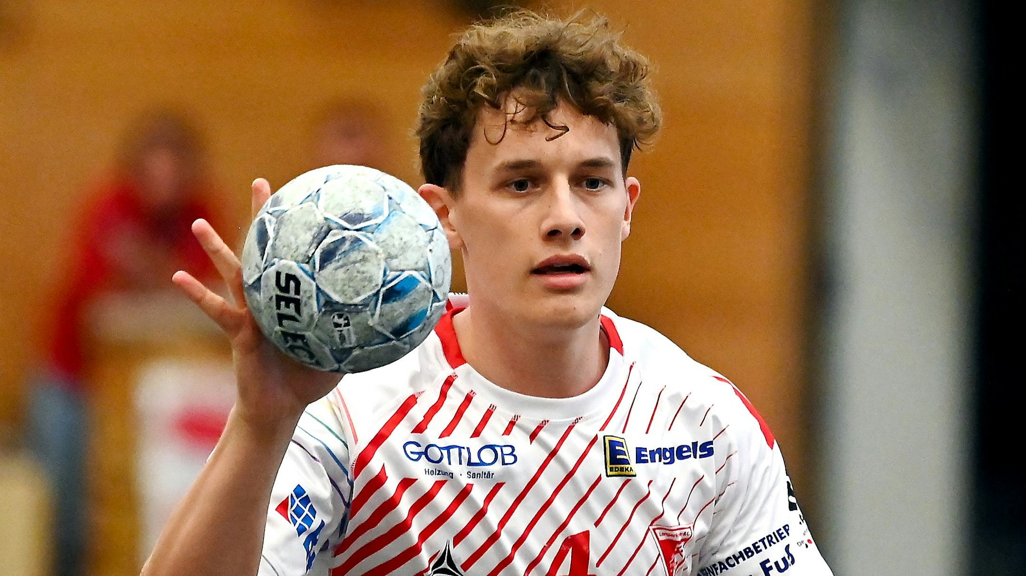 16.08.2025, DHB Pokal Handball-Longerich- Dormagen
Lennart Woermann (Longerich)
Foto: Uli Herhaus