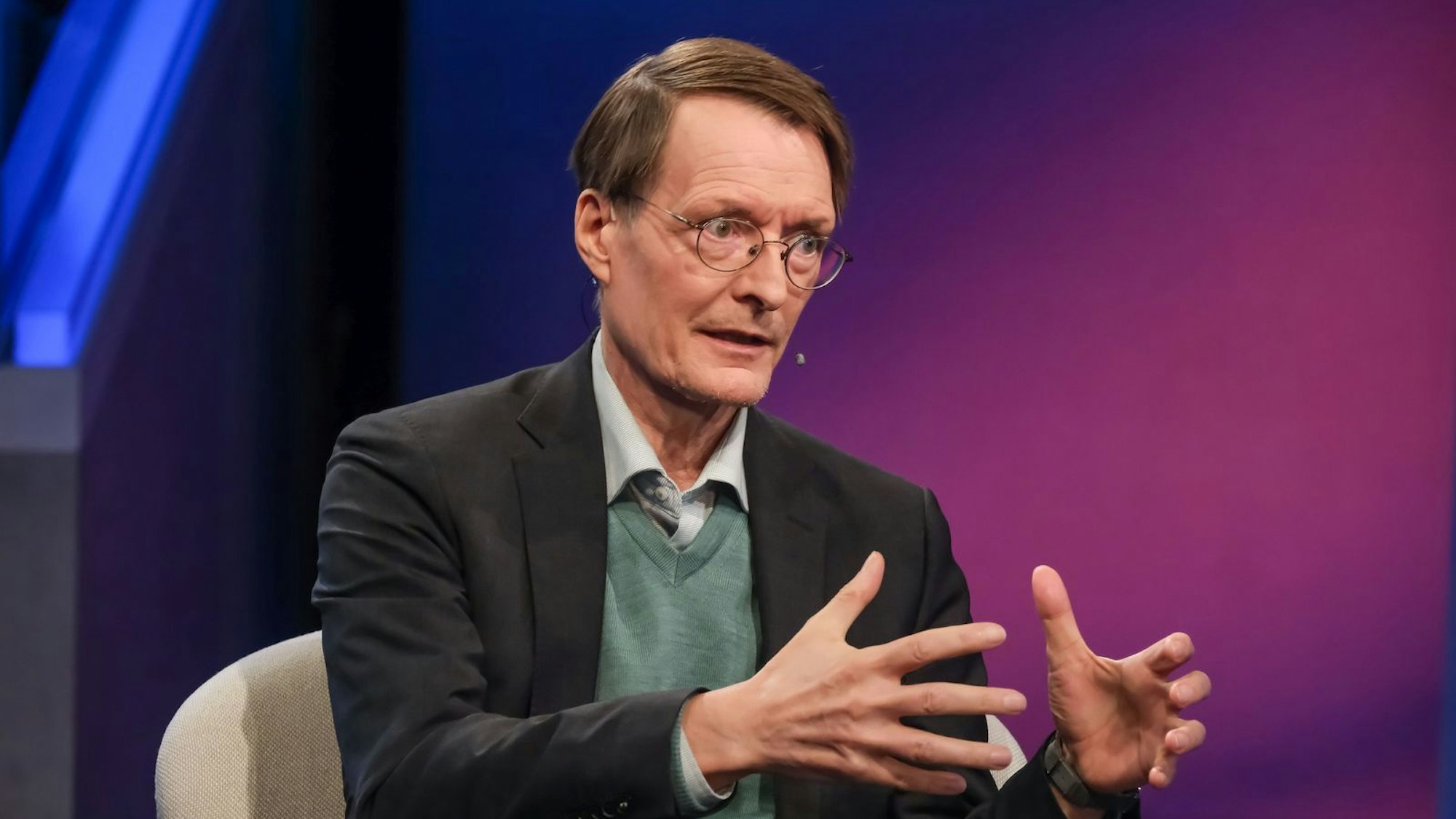 Karl Lauterbach adressierte im ARD-Talk „Maischberger“ ein großes Gerechtigkeitsproblem im Land. (Bild: WDR / Oliver Ziebe)