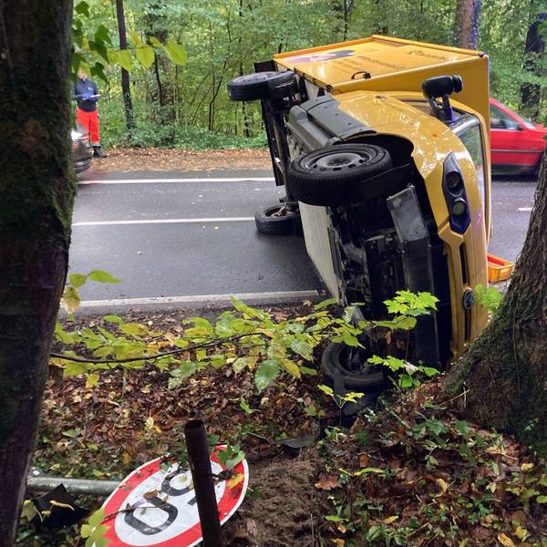 Ein Bild von der Unfallstelle.