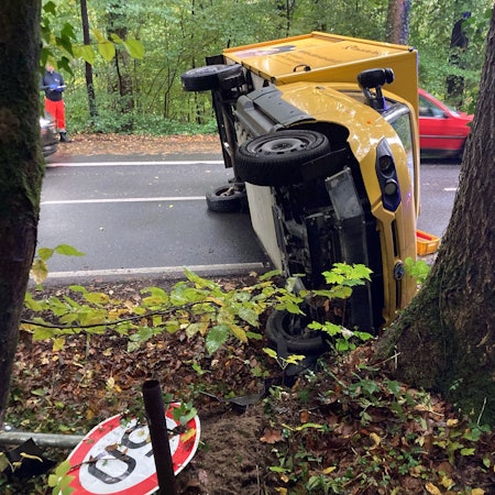 Ein Bild von der Unfallstelle.