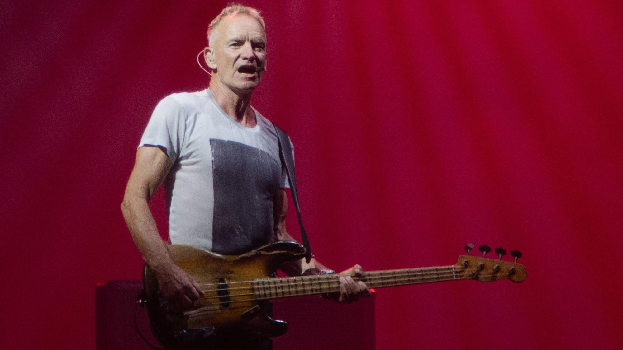 Das Bild zeigt Sting am 25. Juli 2025 auf dem Latitude Festival in Henham Park in Suffolk.