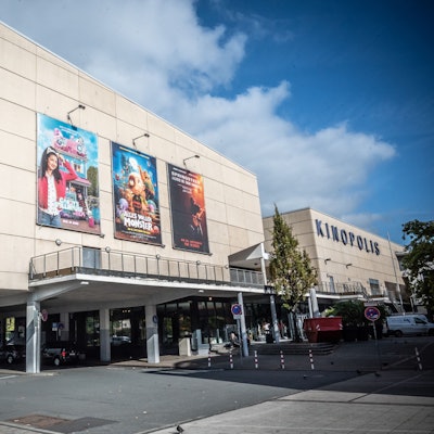 Das Kinopolis in Wiesdorf von außen.