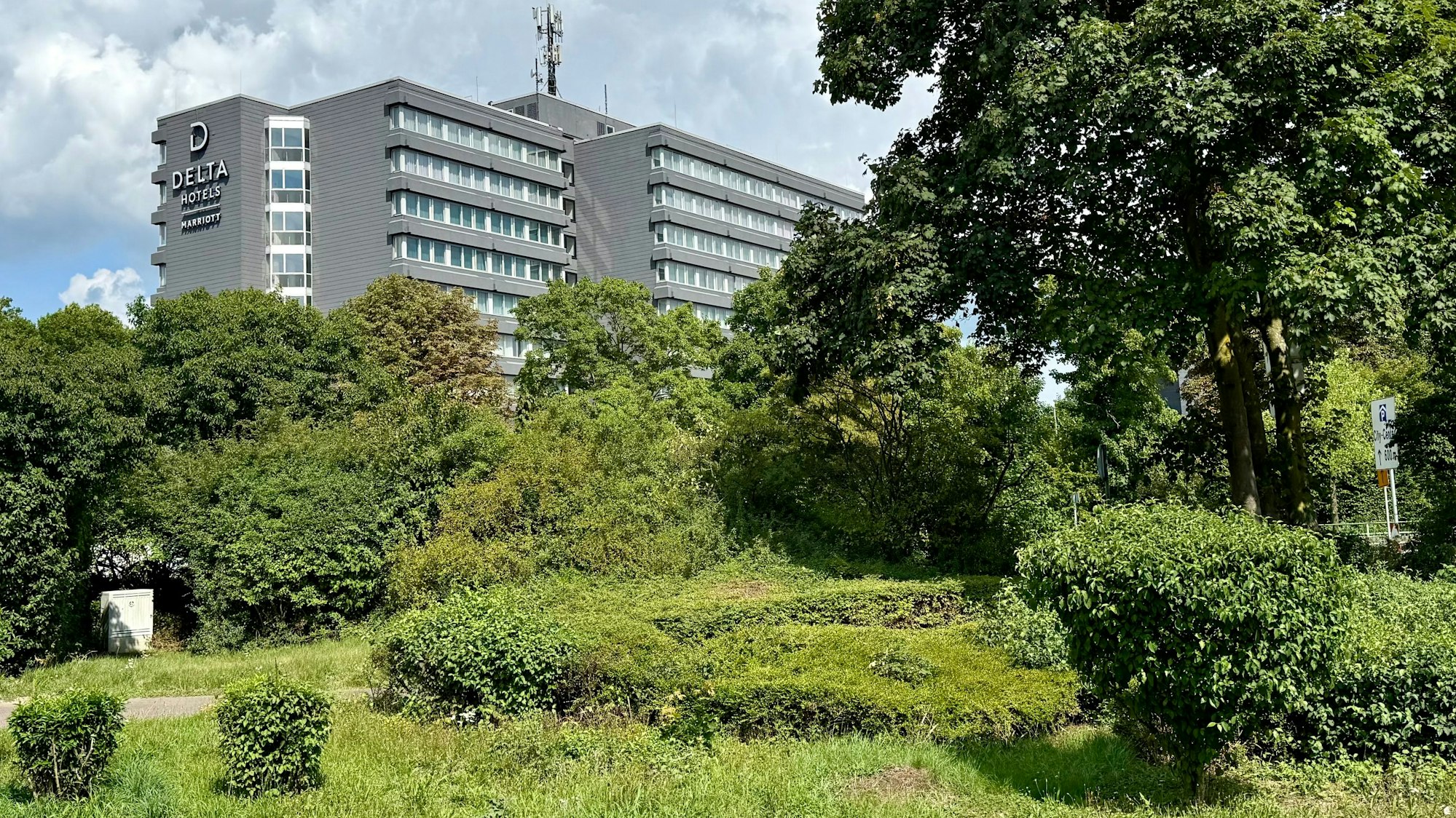 Das Marriott Delta-Hotel am Forum in Wiesdorf