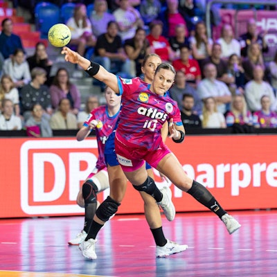 Mareike Thomaier im Spiel.