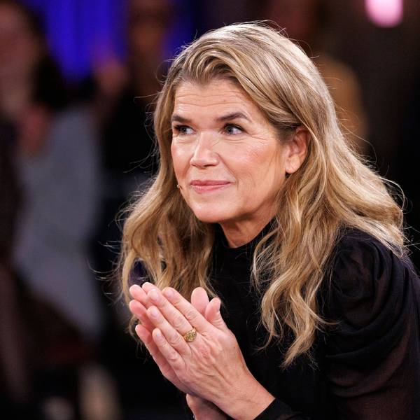 Anke Engelke in der WDR‑Talksendung „Kölner Treff“ in den WDR-Studios in Bocklemünd
