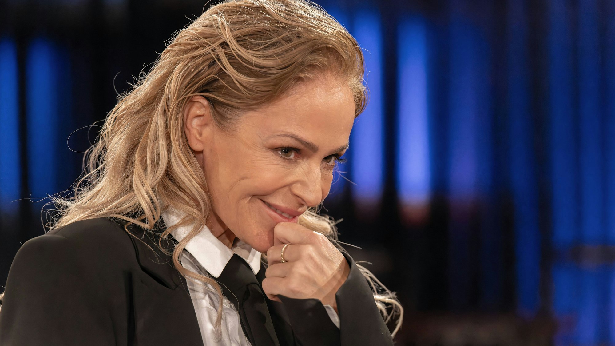 Michelle bei ihrem Auftritt im „Kölner Treff“.