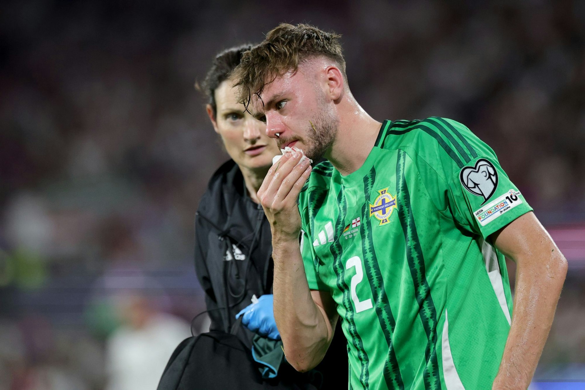 Conor Bradley wird den Nordiren gegen Deutschland fehlen.
