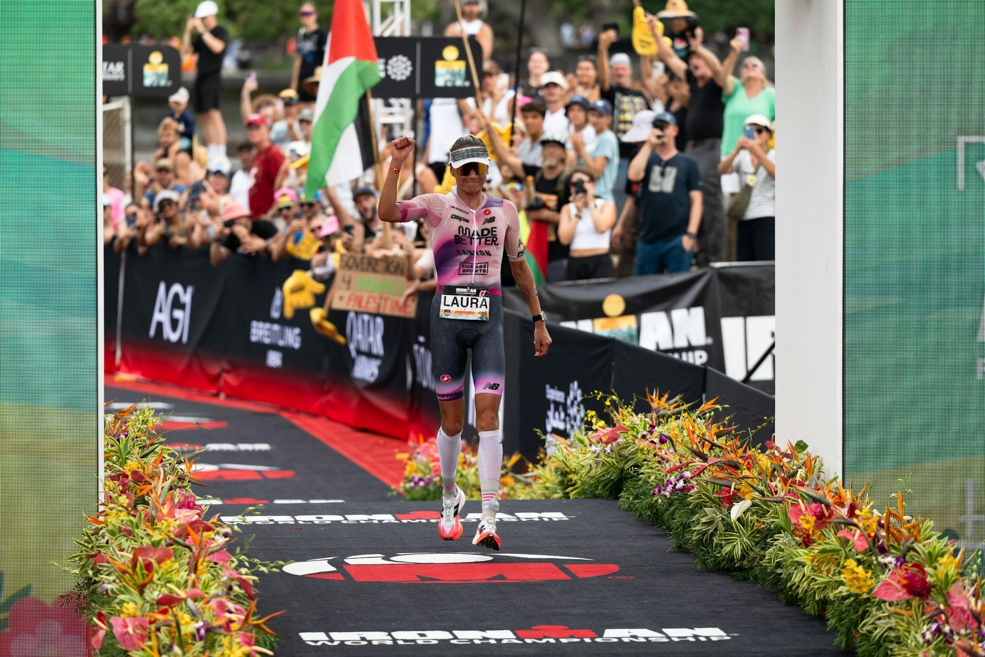 Laura Philipp wurde als Weltmeisterin entthront, schaffte es im Hitzedrama aber noch aufs Podium.