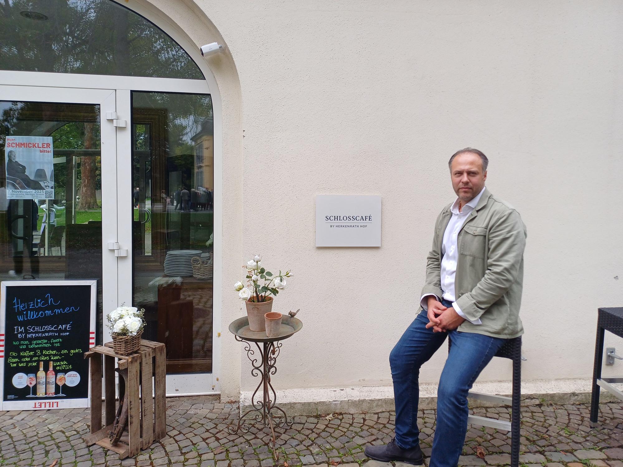 Gastronom Kresimir Kozina vom Herkenrath Hof führt das Schlosscafé. (Archivfoto)