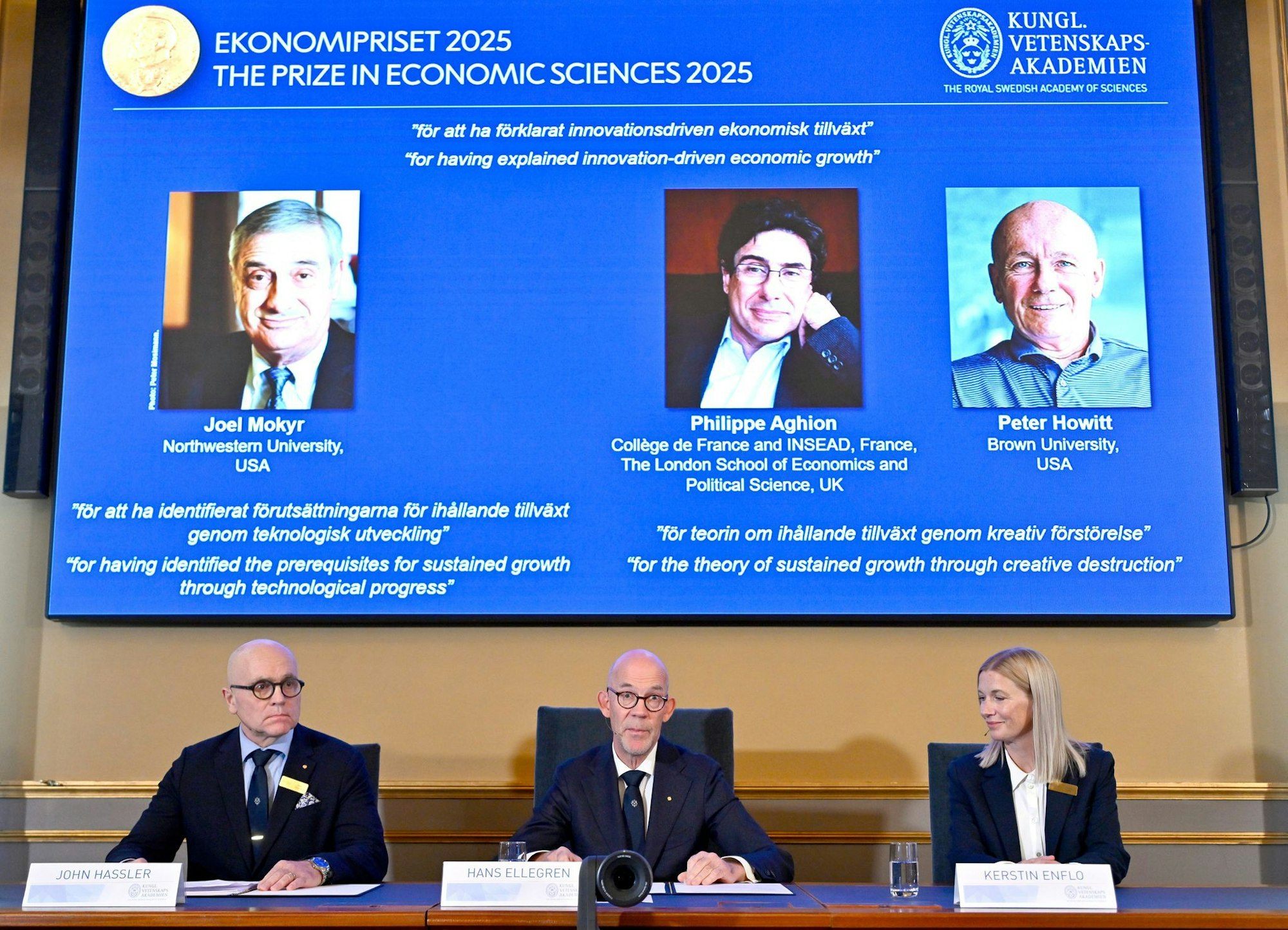 Drei Wachstumsforscher werden mit dem diesjährigen Wirtschaftsnobelpreis geehrt.