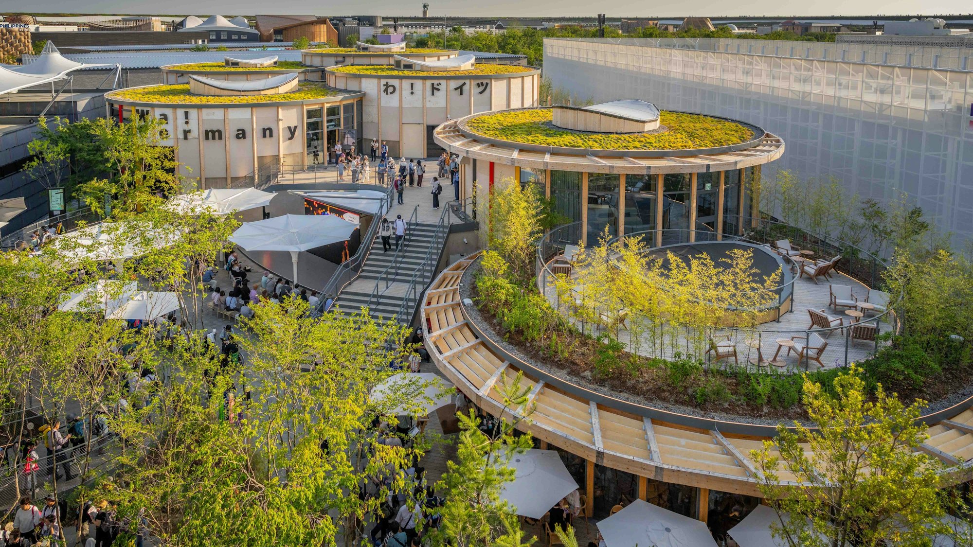 Erfolgreiches Aushängeschild auf der Expo: Der deutsche Pavillon