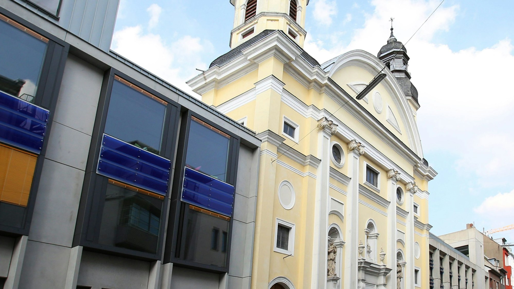 Die Ursulinenschule im Kunibertsviertel