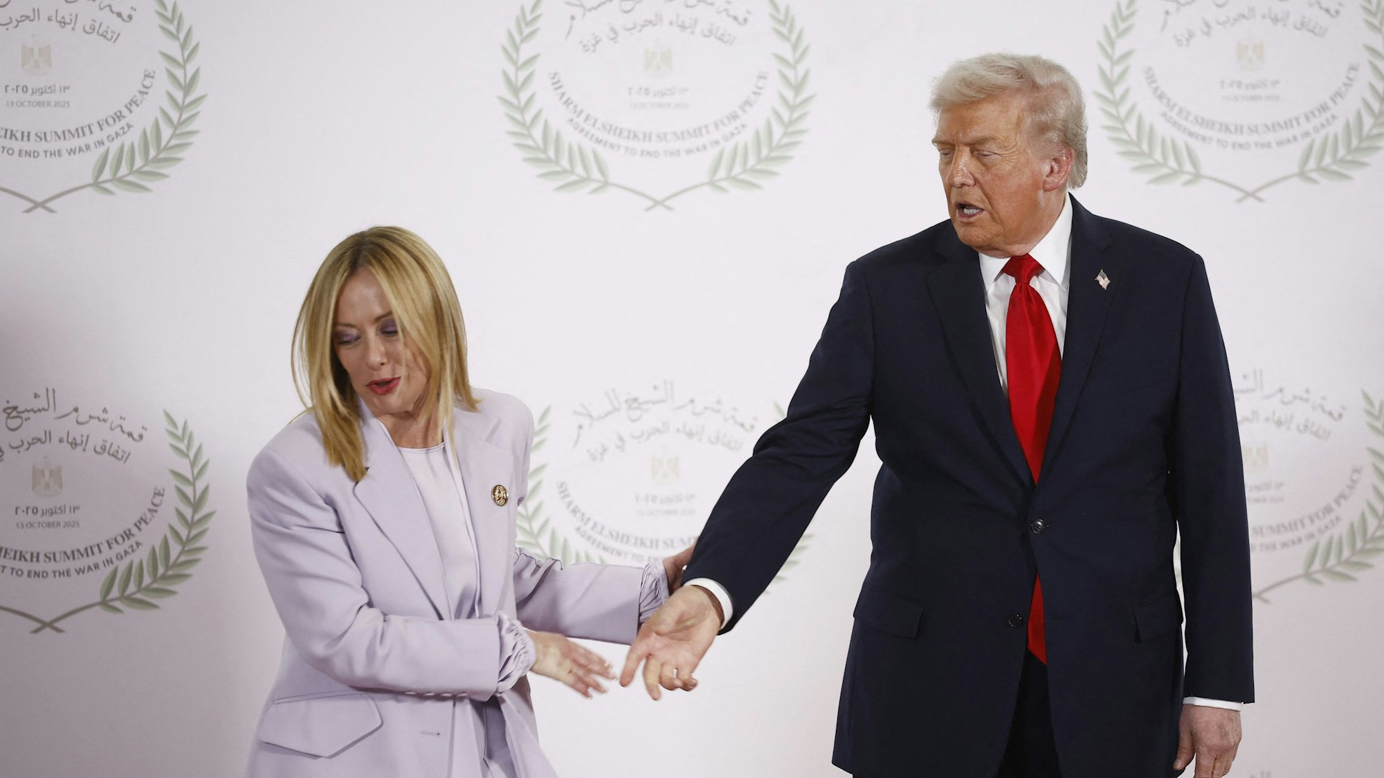 Premierministerin Giorgia Meloni und US-Präsident Donald Trump haben viel Respekt voreinander.