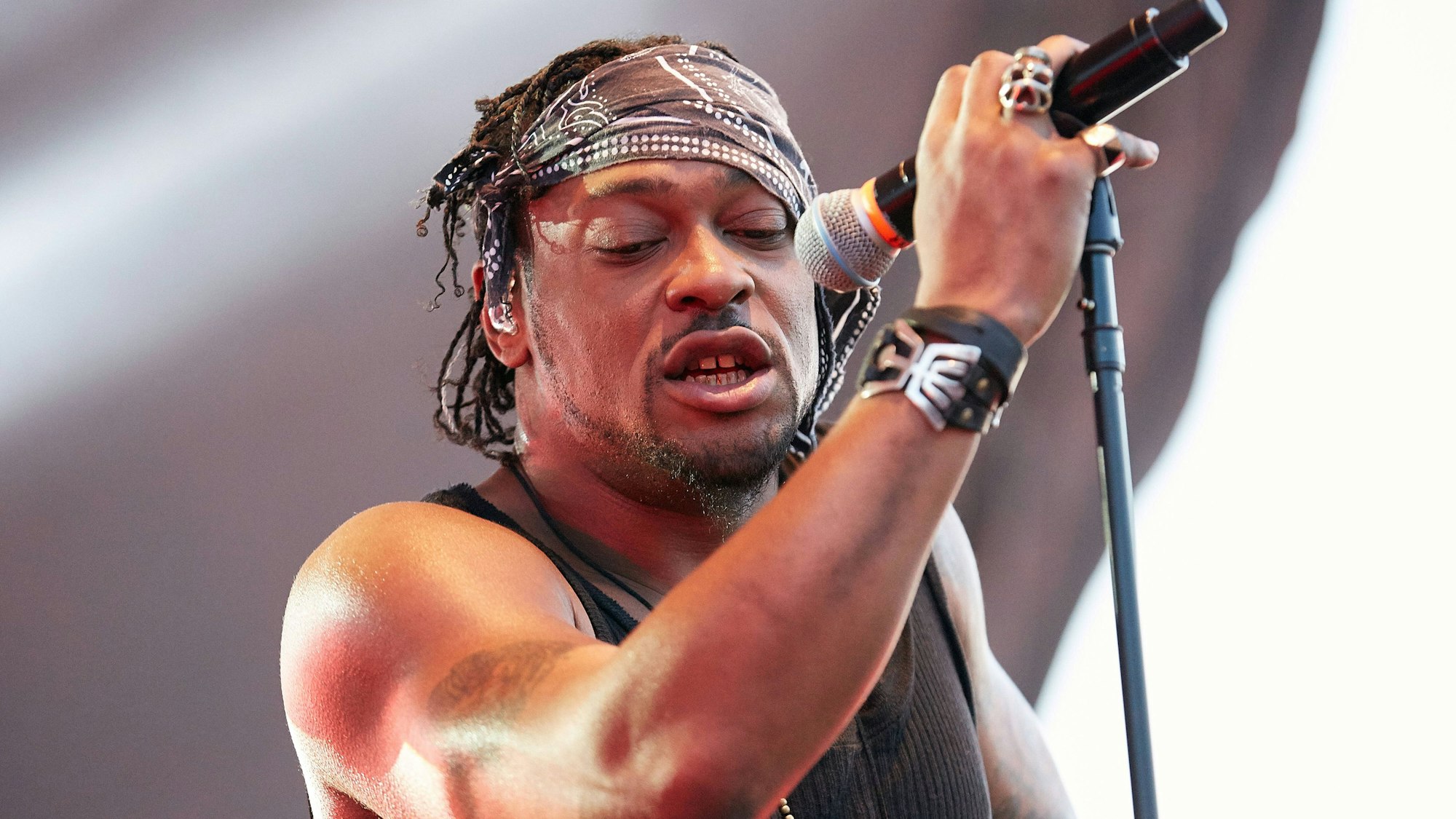 D’Angelo auf der Bühne.