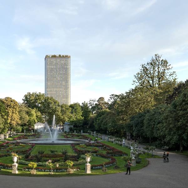So sah der Entwurf für das Hochhaus der DEVK aus.
