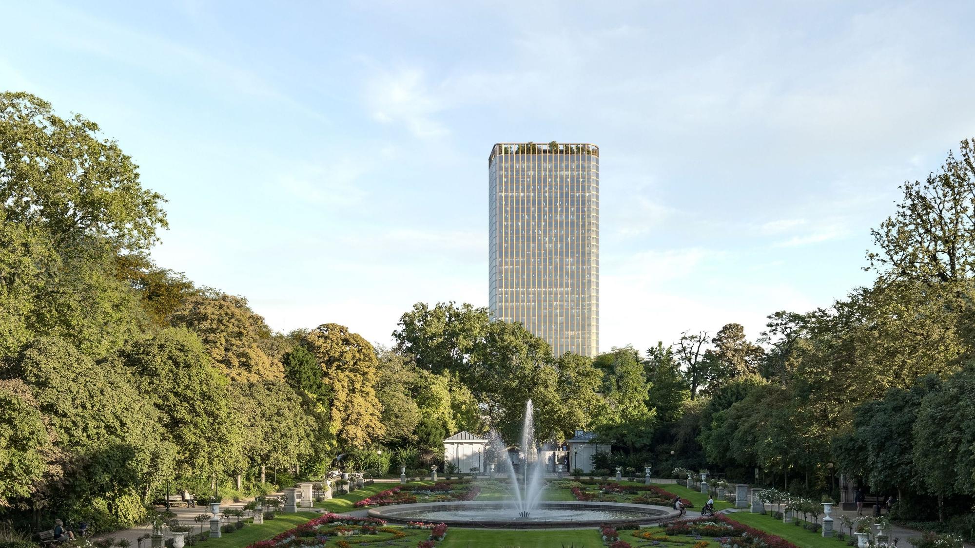 So sah der Entwurf für das Hochhaus der DEVK aus.
