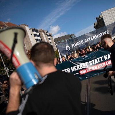 Demonstration der Jungen Alternative in Berlin (Archivbild von Oktober 2022)
