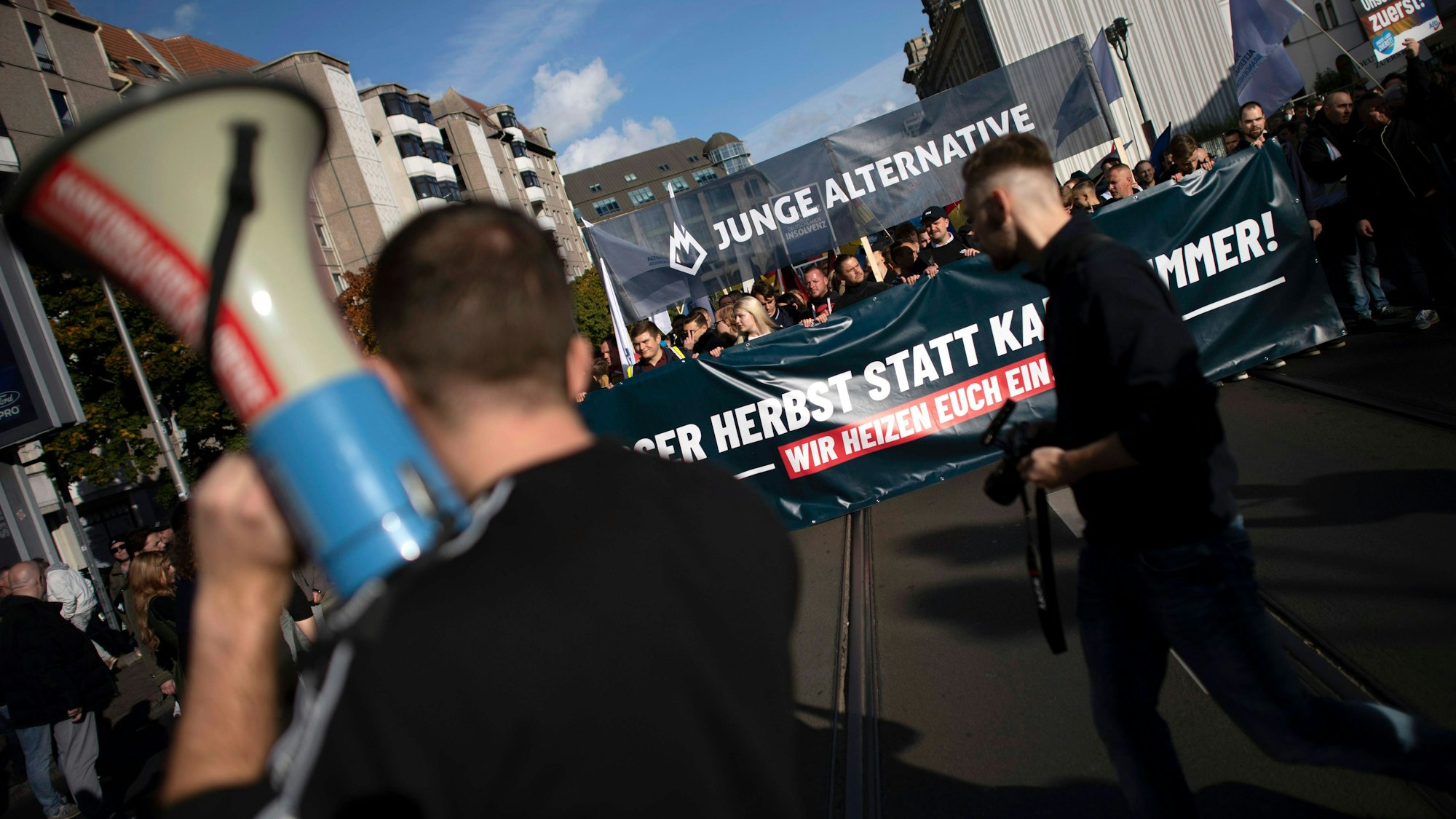 Demonstration der Jungen Alternative in Berlin (Archivbild von Oktober 2022)