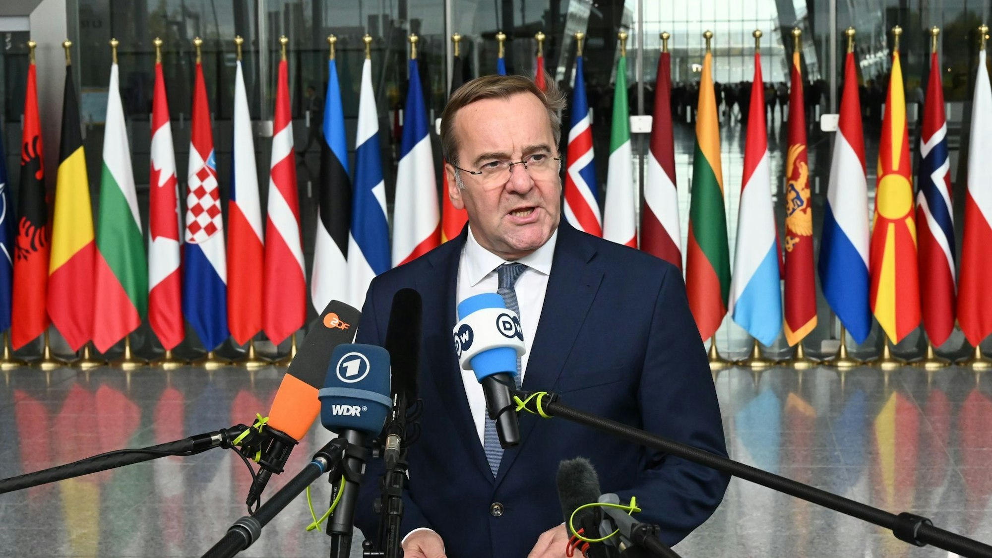 Kündigt einen deutlich stärkeren deutschen Einsatz für den Schutz der Nato-Ostflanke an: Bundesverteidigungsminister Boris Pistorius.