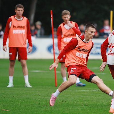 Kristoffer Lund im FC-Training