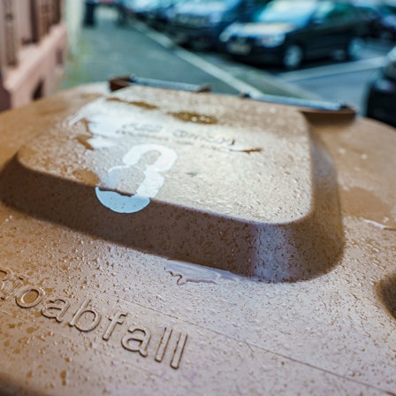 Deckel einer Biotonne