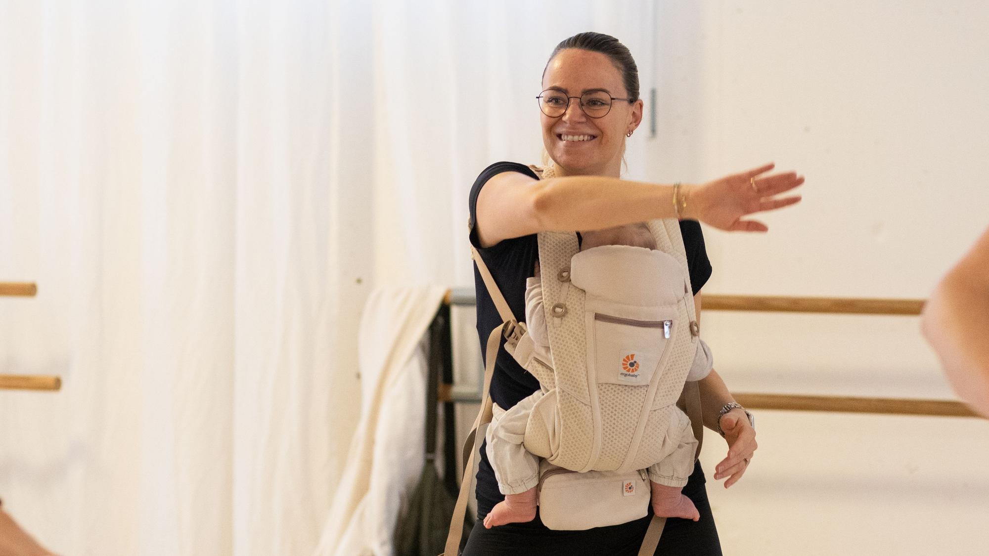 Jessica Arnold und Matteo sind zum dritten Mal bei Groovy Baby.