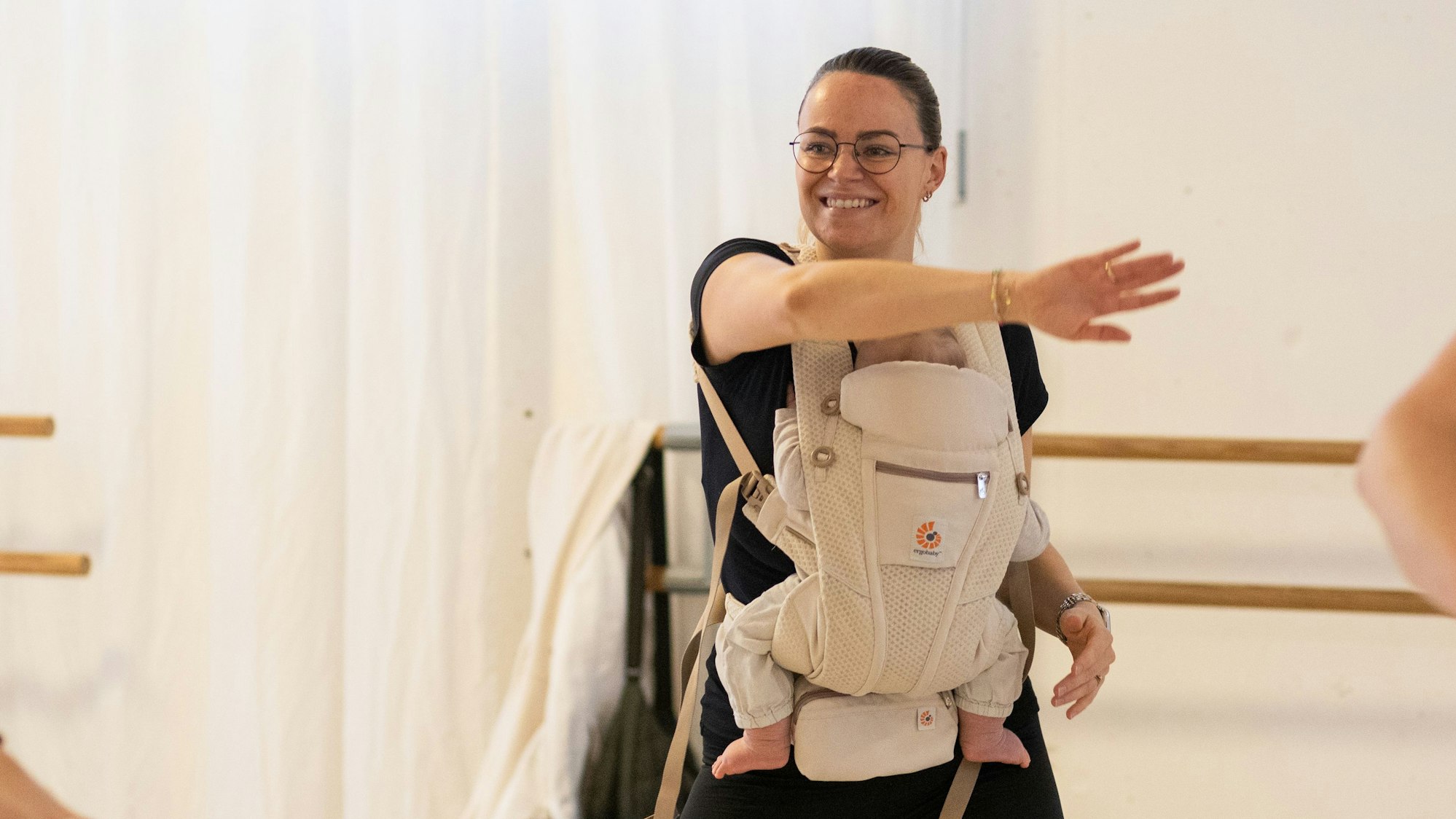 Jessica Arnold und Matteo sind zum dritten Mal bei Groovy Baby.