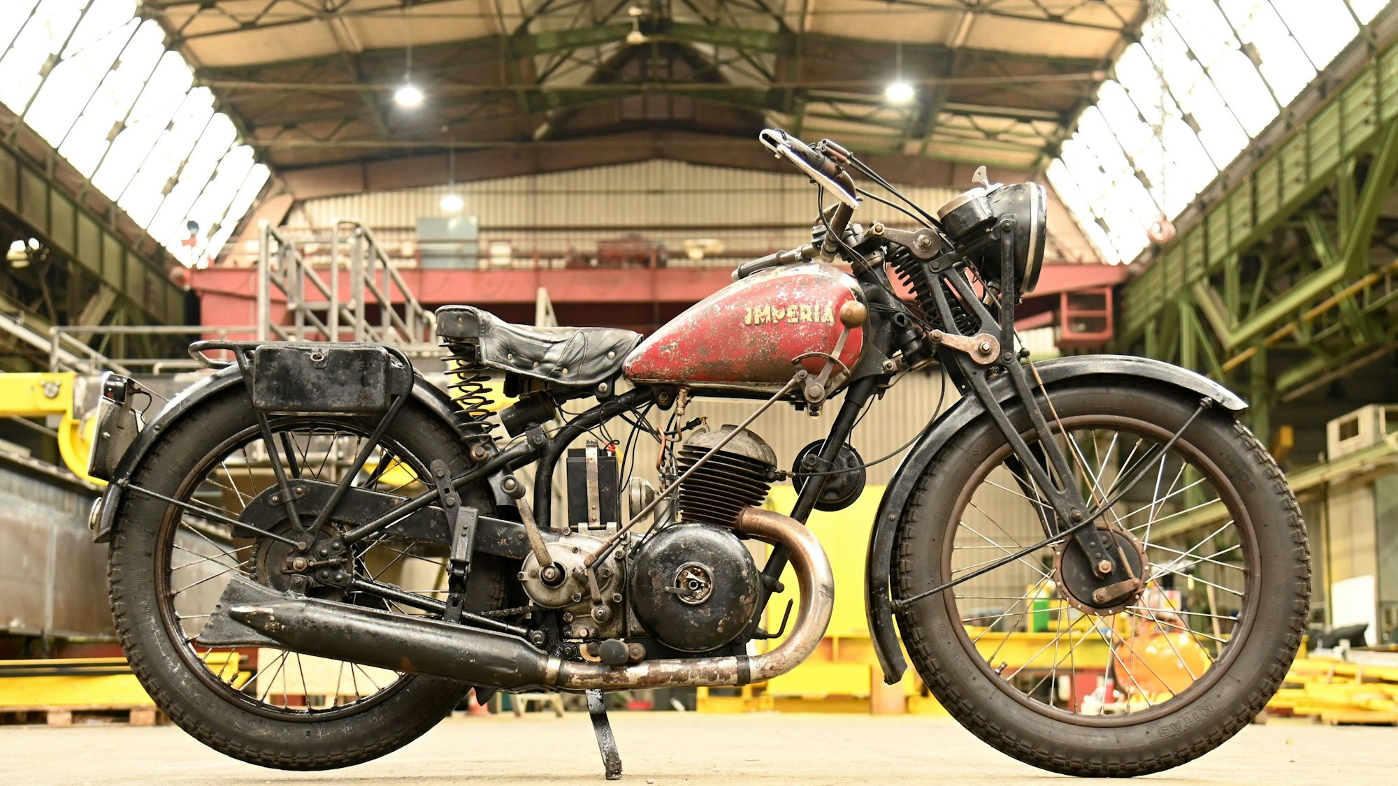 Die verlebte Maschine begeistert viele Menschen.