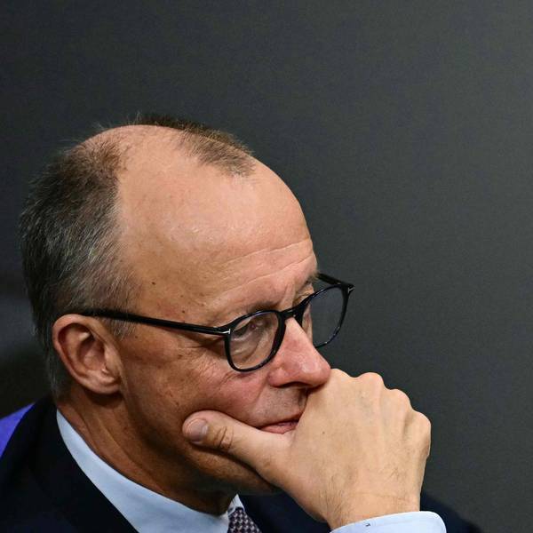 Friedrich Merz am Donnerstag (16. Oktober) im Bundestag. Der Kanzler steht unter großem Druck.