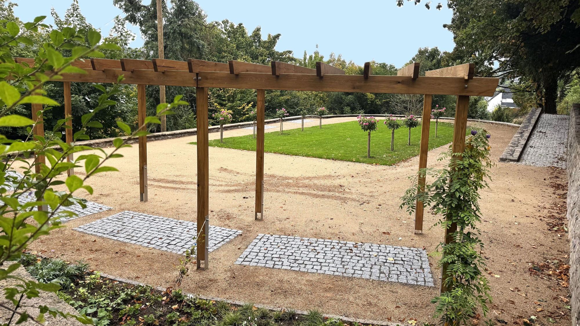 Der Garten Krawinkel in Bergneustadt präsentiert sich in neuem Glanz. Er ist nahezu fertiggestellt.