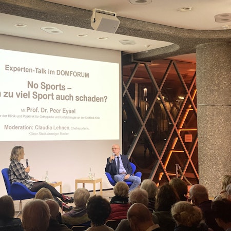 Professor Dr. Peer Eysel im Gespräch mit Claudia Lehnen