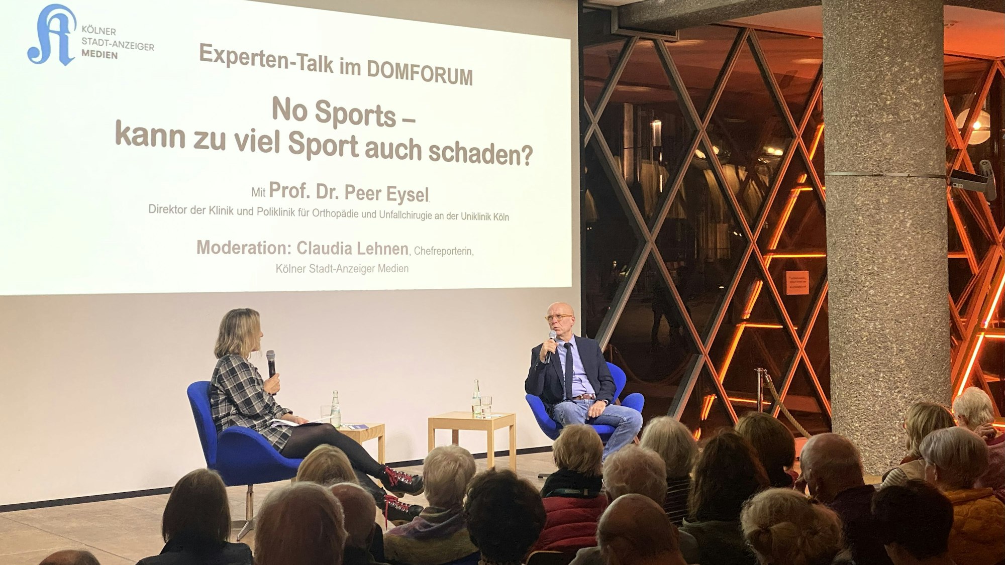 Professor Dr. Peer Eysel im Gespräch mit Claudia Lehnen