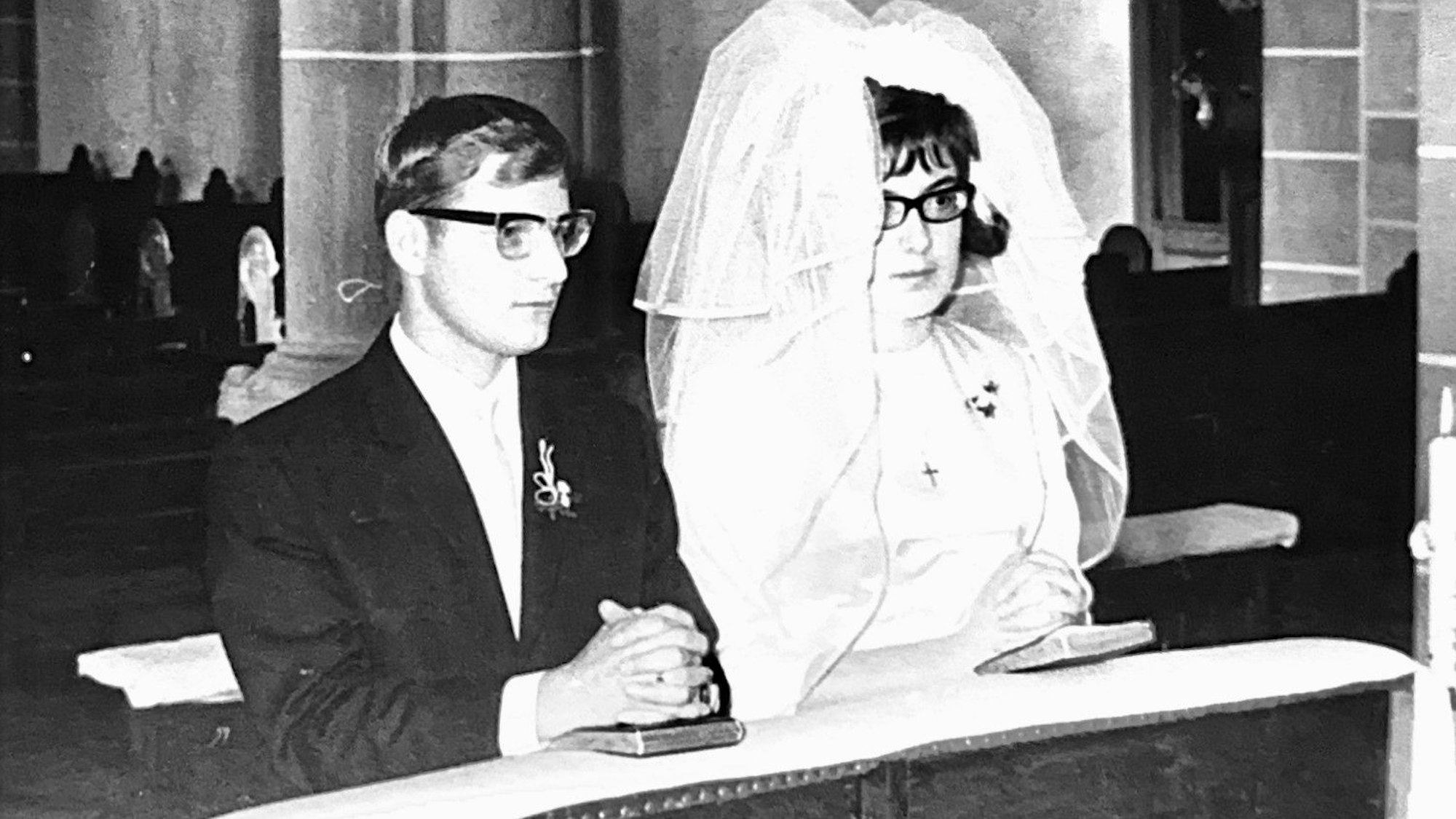 Christel und Heinz-Josef Schiefen bei ihrer Hochzeit