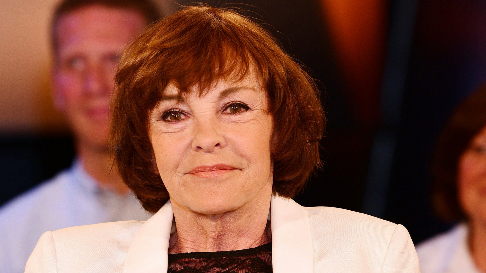 Katrin Sass zu Gast in der „NDR Talk Show“.