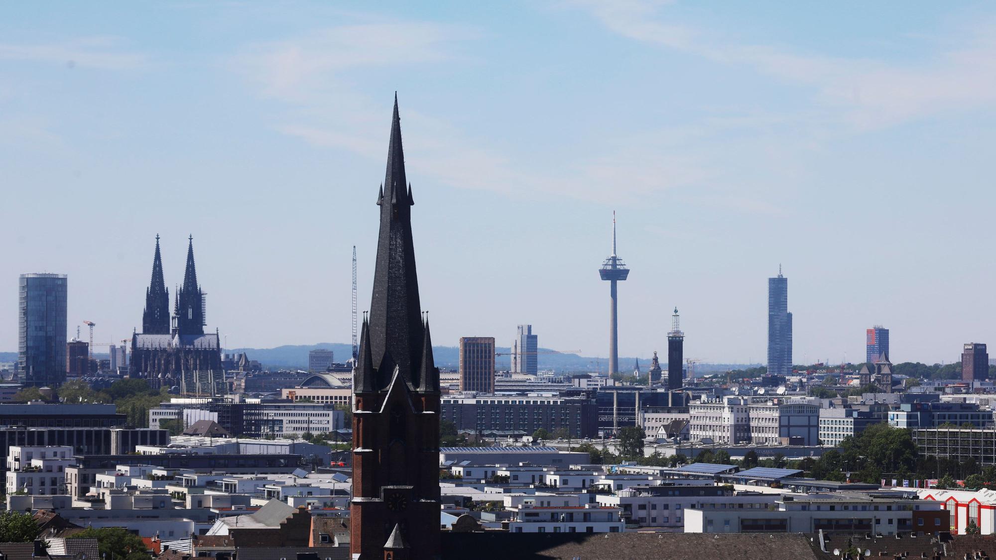 Die Skyline von Köln. Viele Hochhaus-Projekte sind über die Jahre eingestampft worden.