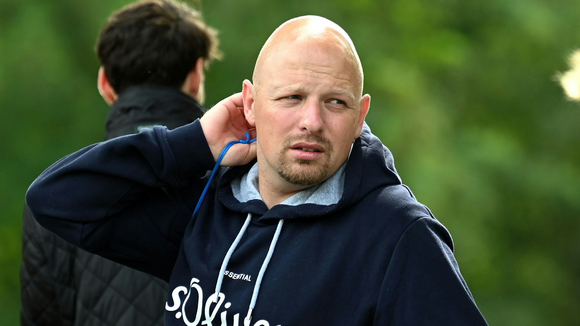 30.07.2023, Fussballk-SV Schlebusch-RW Ahrem
Stefan Müller (Schlebusch)
Foto: Uli Herhaus