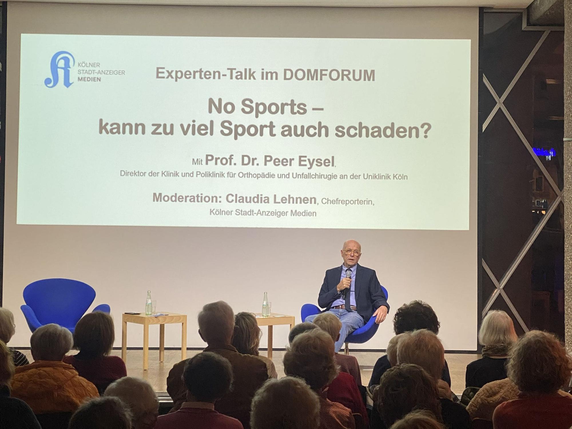 Peer Eysel im Domforum