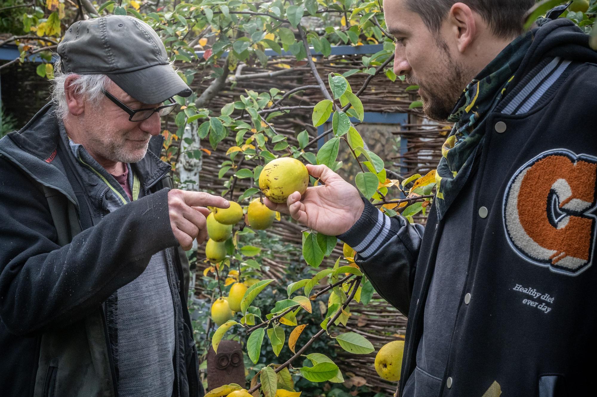 Im Garten von Ulrich Erxleben in Manfort wachsen etwa 500 verschiedene essbare Pflanzen. Bild: Ralf Krieger