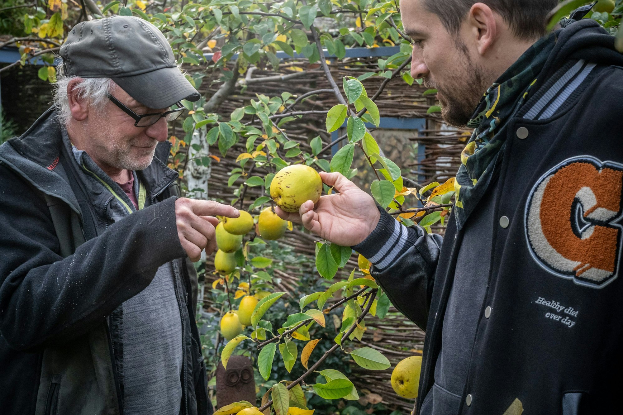 Im Garten von Ulrich Erxleben in Manfort wachsen etwa 500 verschiedene essbare Pflanzen. Bild: Ralf Krieger