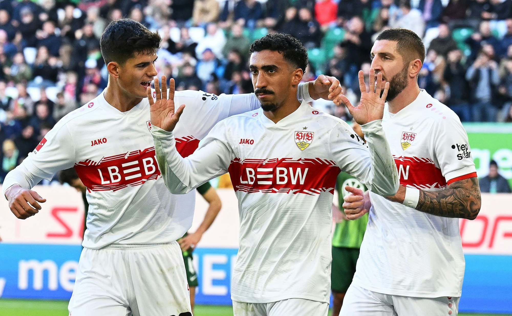 Der Ex-Wolfsburger Tiago Tomas verzichtete auf exzessiven Jubel nach seinem Tor gegen den VfL