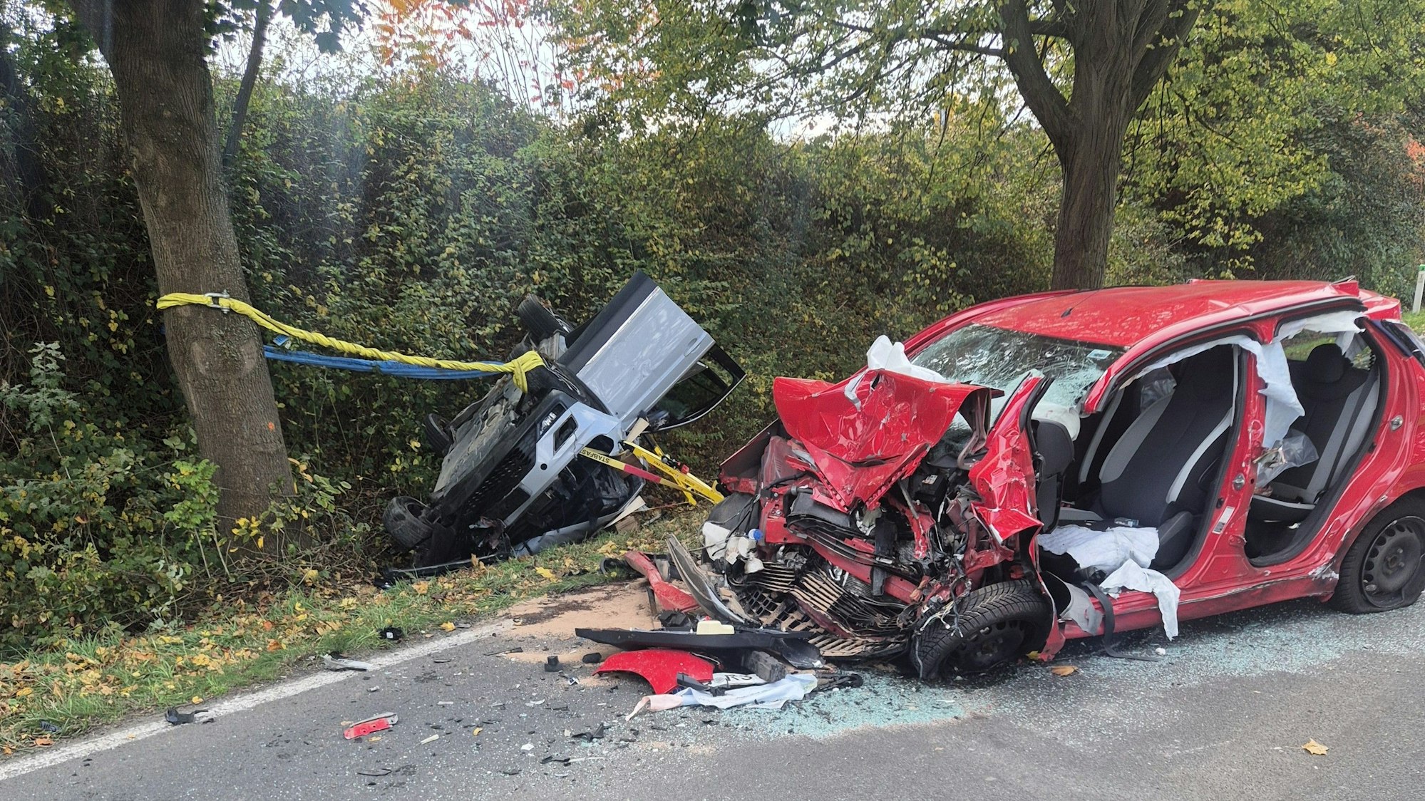 In Eitorf gab es einen schweren Autounfall