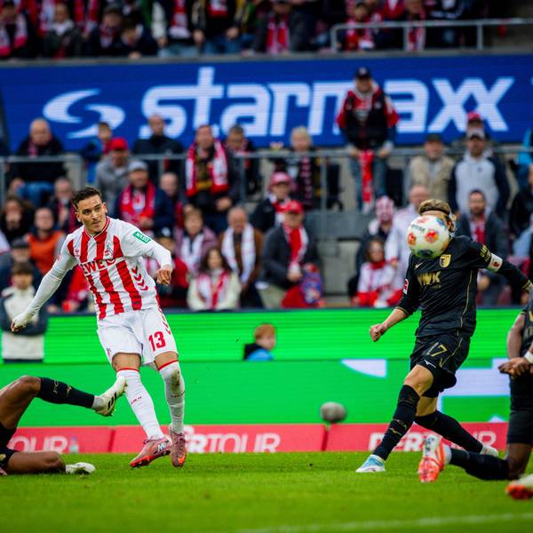 El Mala trifft traumhaft zum Kölner Ausgleich gegen Augsburg.