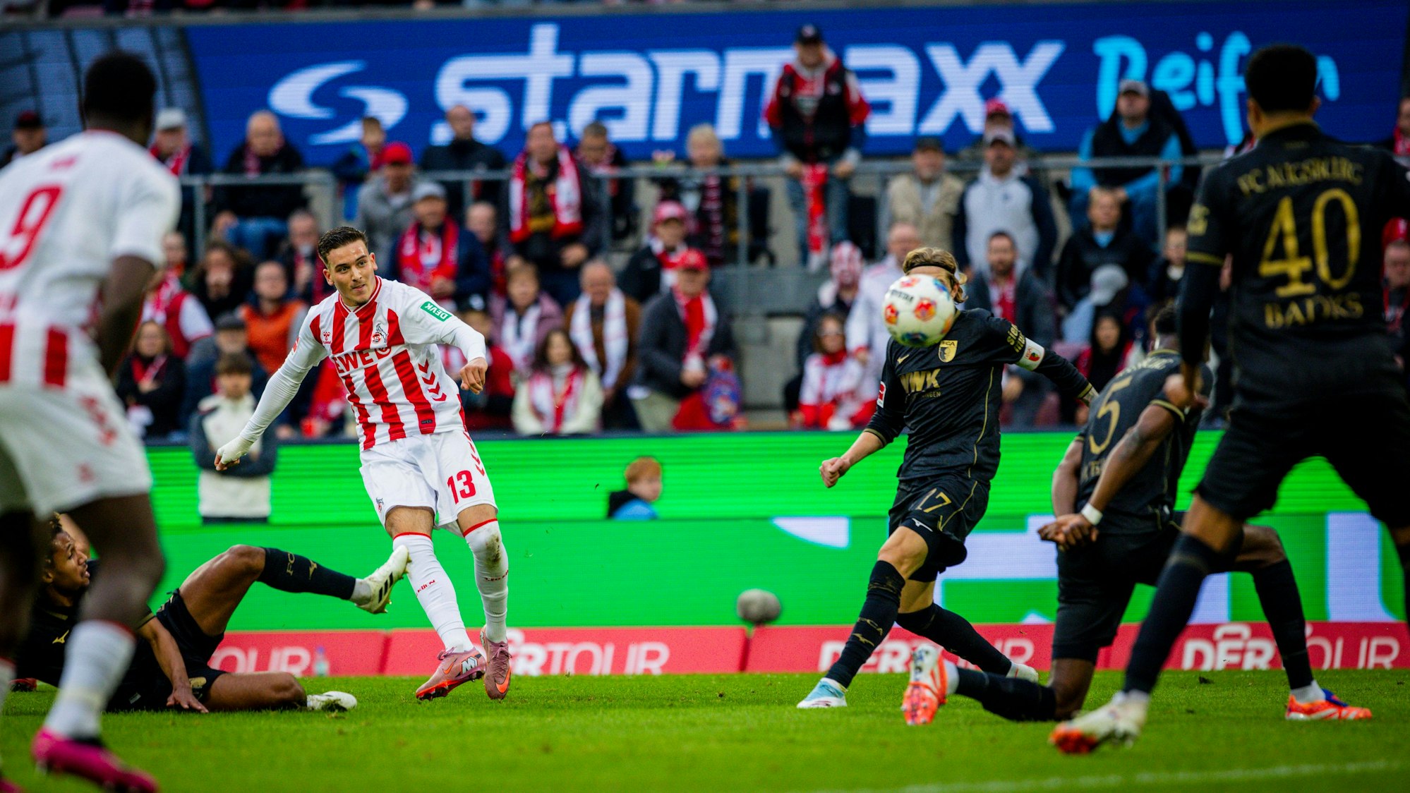 El Mala trifft traumhaft zum Kölner Ausgleich gegen Augsburg.