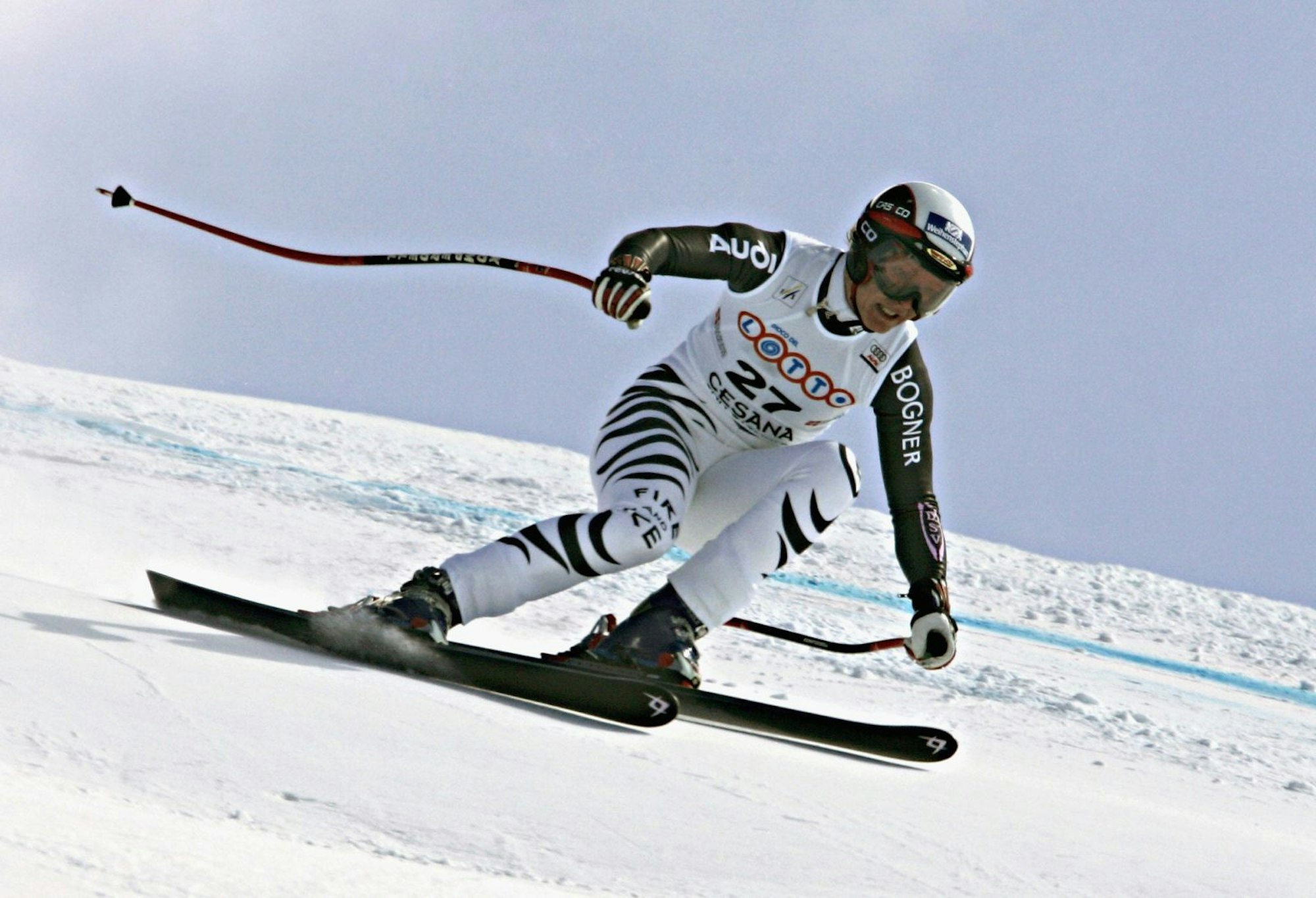 Insgesamt 59 Mal stand Hilde Gerg im Alpinen Skiweltcup auf dem Podium. (Bild: 2005 Getty Images/Agence Zoom)