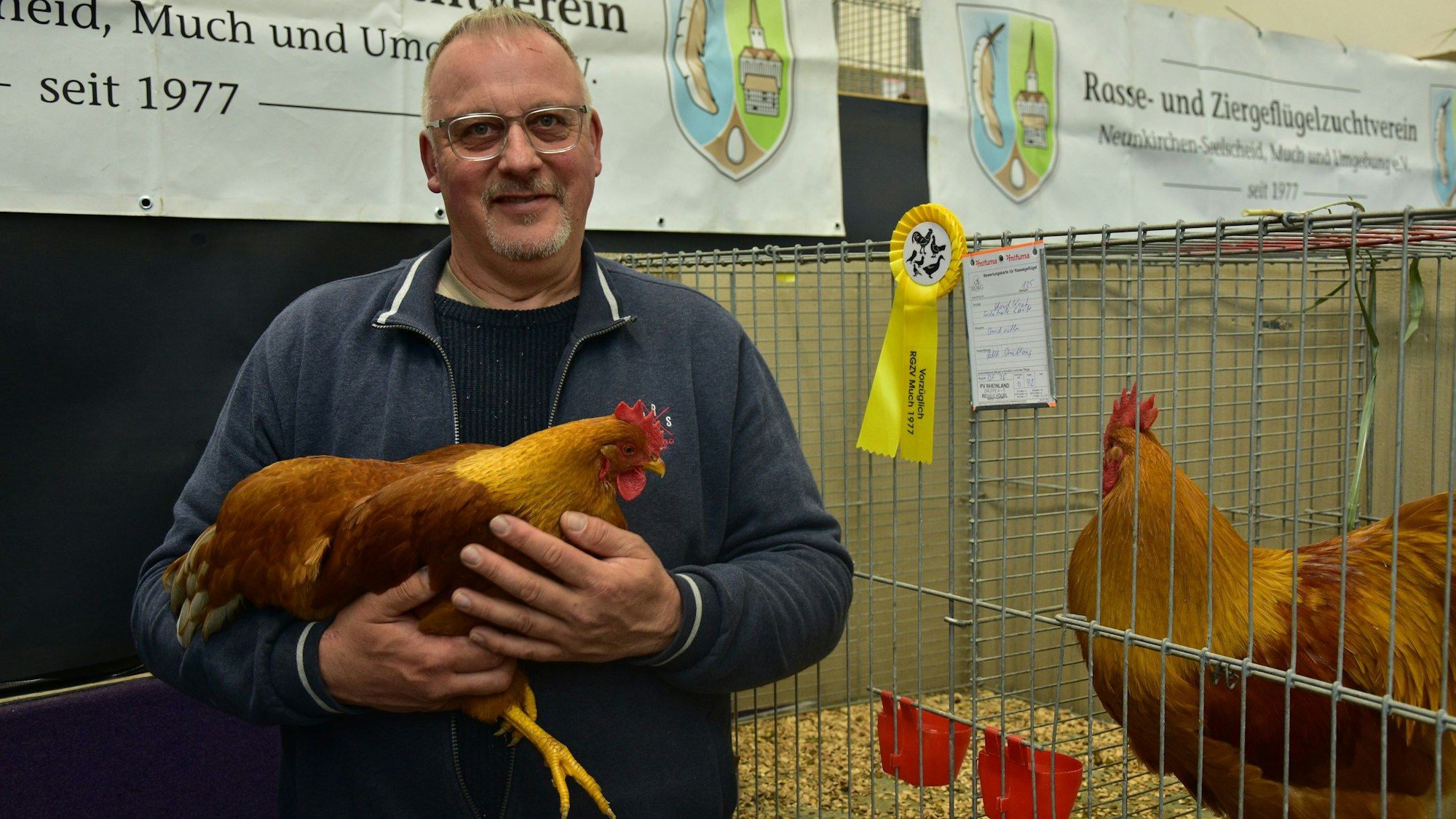 Markus Stöppler erhielt mit seinem New Hampshire die Medaille der Landwirtschaftskammer.