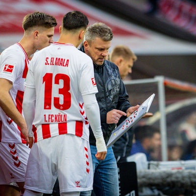 Am Samstag gegen Augsburg brachte Lukas Kwasniok Said El Mala und Marius Bülter, die Köln wenig später den Ausgleich bescherten.