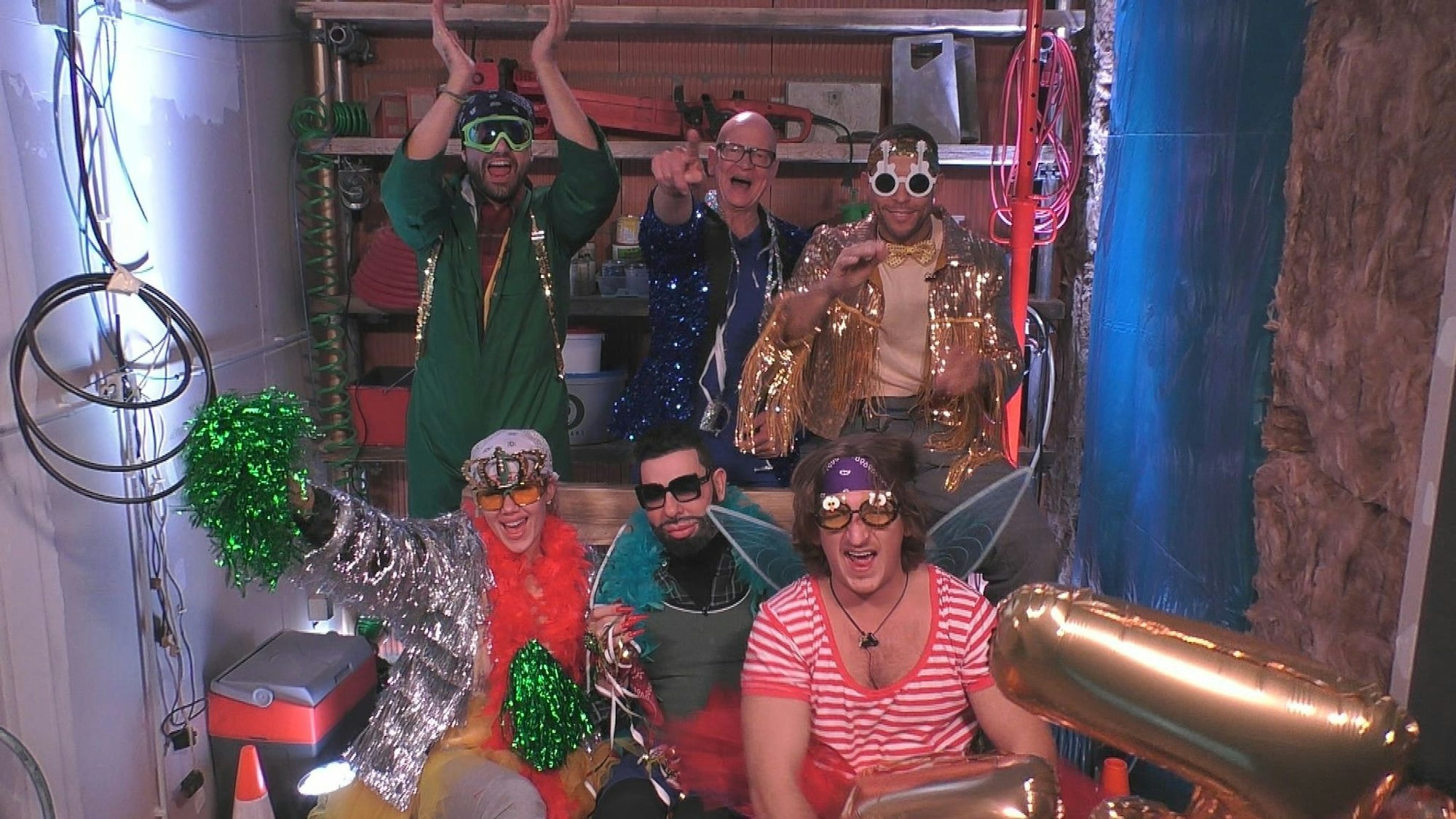 Sechs Promis standen im Finale der 13. Staffel «Promi Big Brother». (Foto Handout)